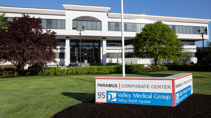 paramus primary care building front entrance