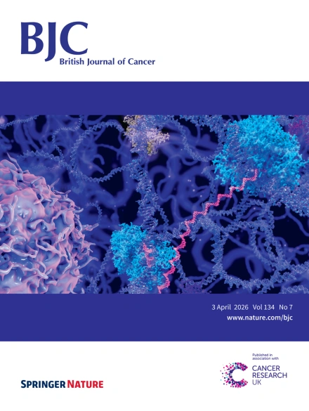british journal of cancer cover