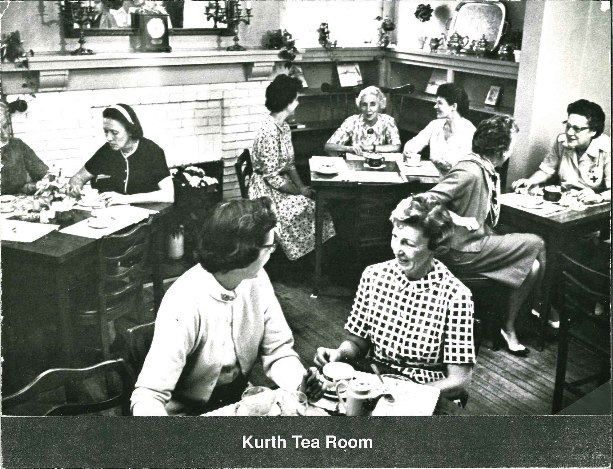 diners at Kurth tea room in 1950.