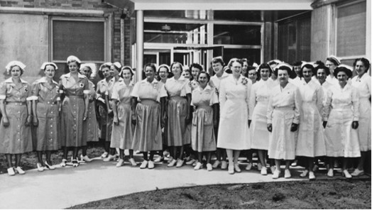 nursing staff in 1950s