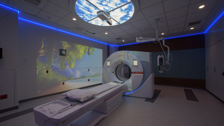 The Naeotom Alpha computed tomography (CT) scanner at The Valley Hospital