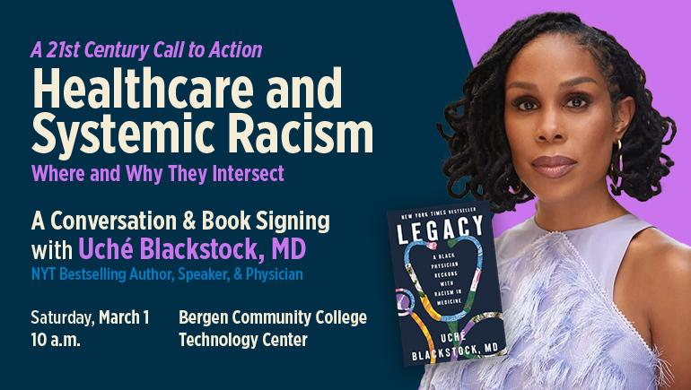 Healthcare and Systemic Racism event poster