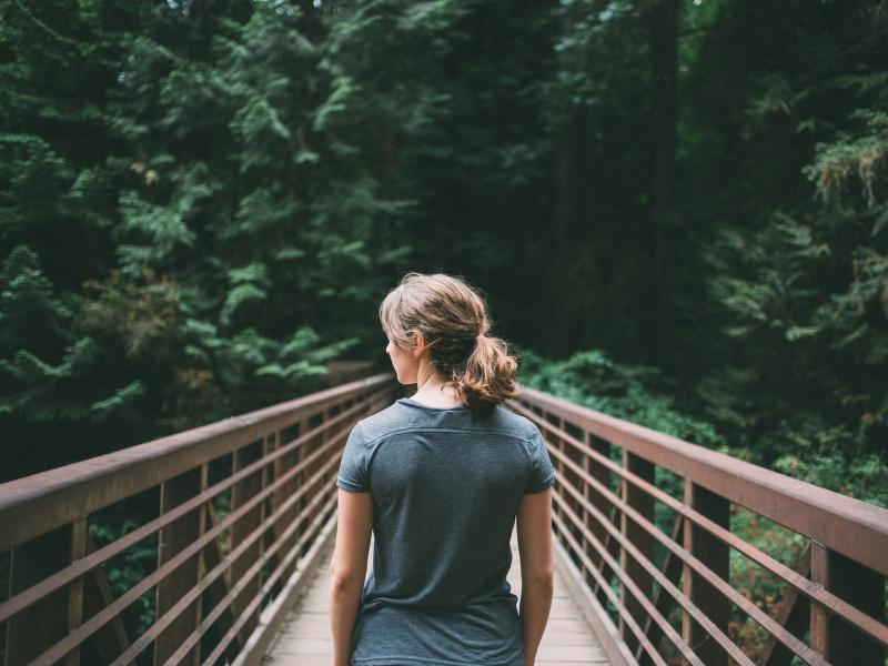 Woman walking